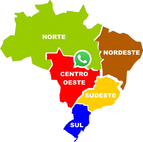 mapa brasil regioes whatsapp cadastro infinity company